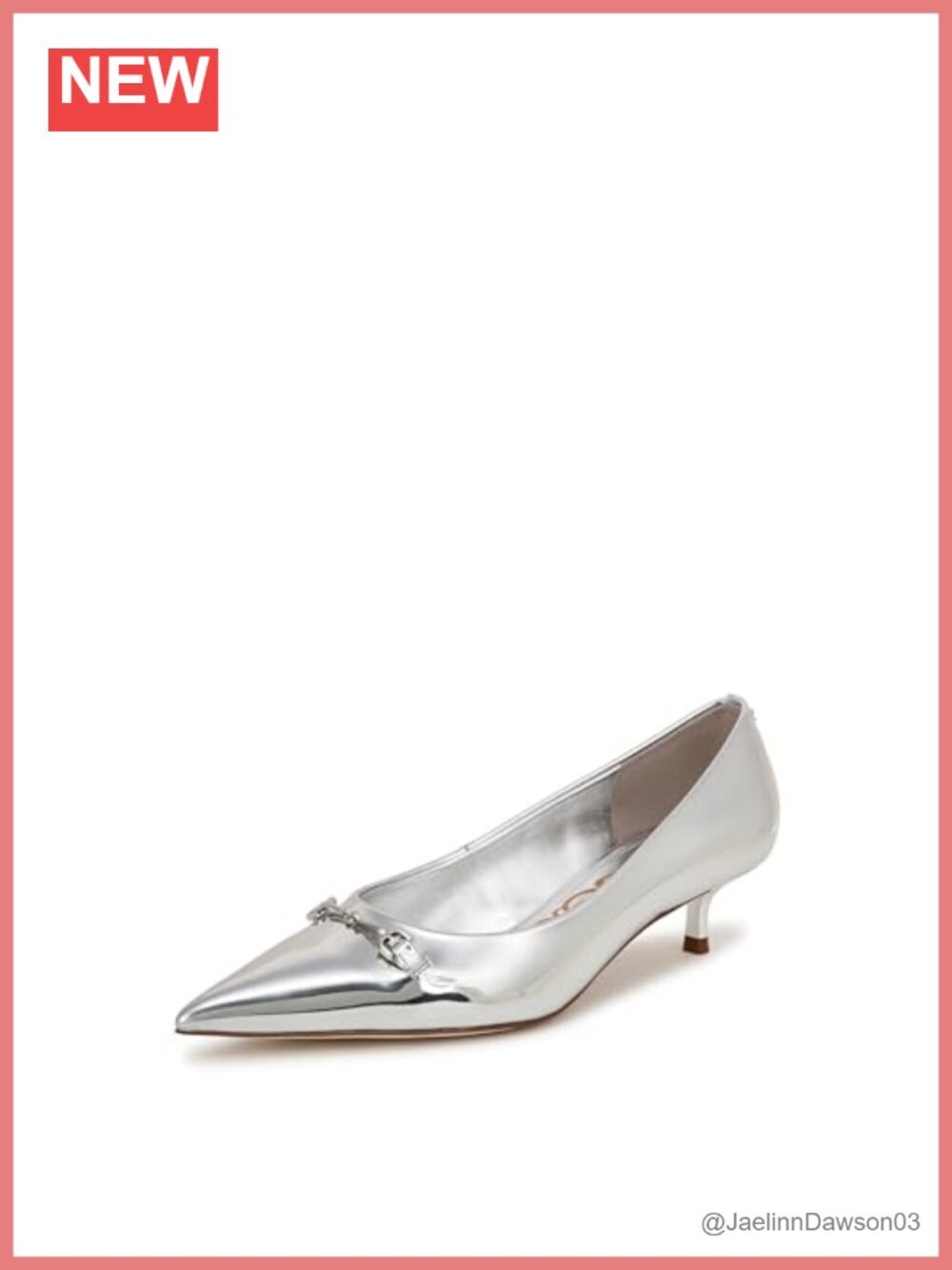 Sam Edelman Kaya Kitten Heel Pumps Pointed Toe Slip On Party Heels